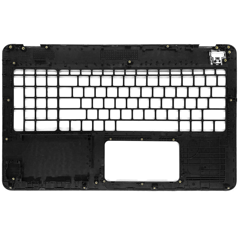 For HP Pavilion 15-AU 15-AW 15-AL Laptop Palmrest Upper Case Cover Black (Gold stripes)