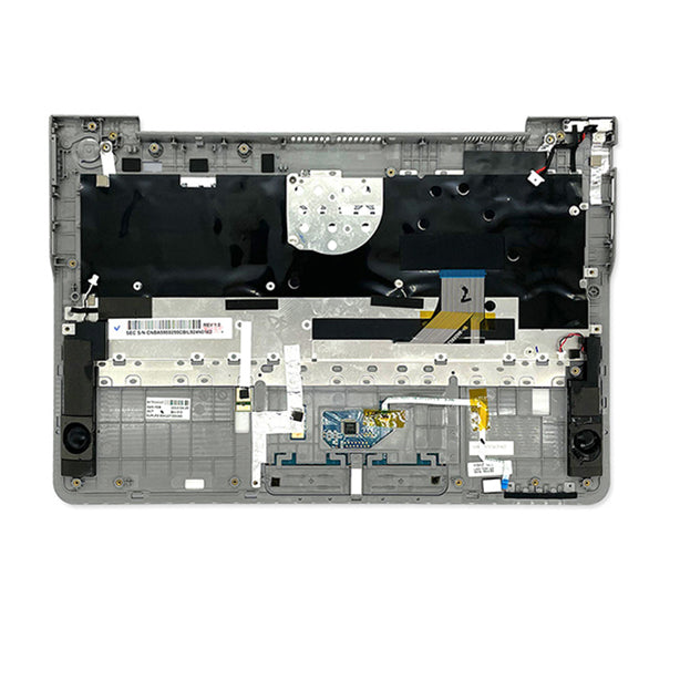 For Samsung NP530U3C NP530U3B NP535U3C NP535U3B Laptop Palmrest Upper Case with Touchpad UK Keyboard