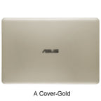 For ASUS S4100 S4100V S4200U S410U R421U Laptop Rear Lid Back Cover LCD Top Case (Gold)