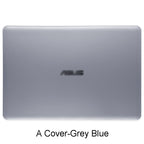 For ASUS S4100 S4100V S4200U S410U R421U Laptop Rear Lid Back Cover LCD Top Case (Grey Blue)