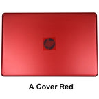 For HP 15-BS 15T-BS 15-BW 15Z-BW 250 G6 255 G6 Laptop Rear Lid Back Cover LCD Top Case (Red)