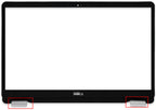 For Dell Inspiron 15 5584 Laptop LCD Display Front Bezel (Silver Hinge Cover)