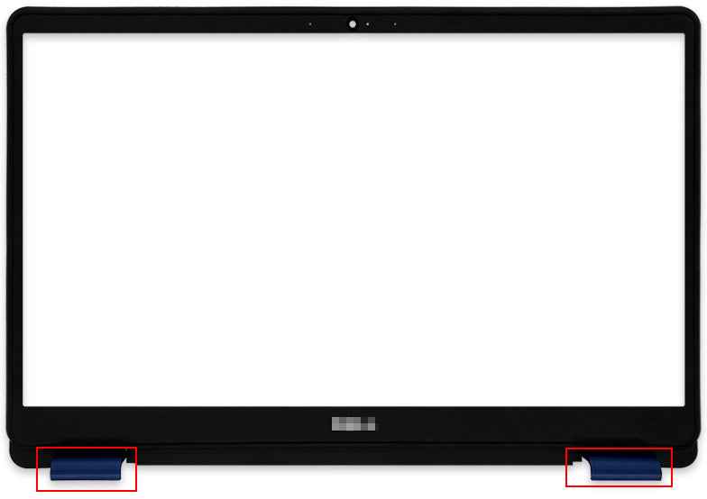 For Dell Inspiron 15 5584 Laptop LCD Display Front Bezel (with Blue Hinge Cover)