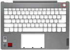 For Lenovo Thinkbook 13S 13S-IWL Laptop Palmrest Upper Case Cover (Grey) (with Fingerprint Hole)