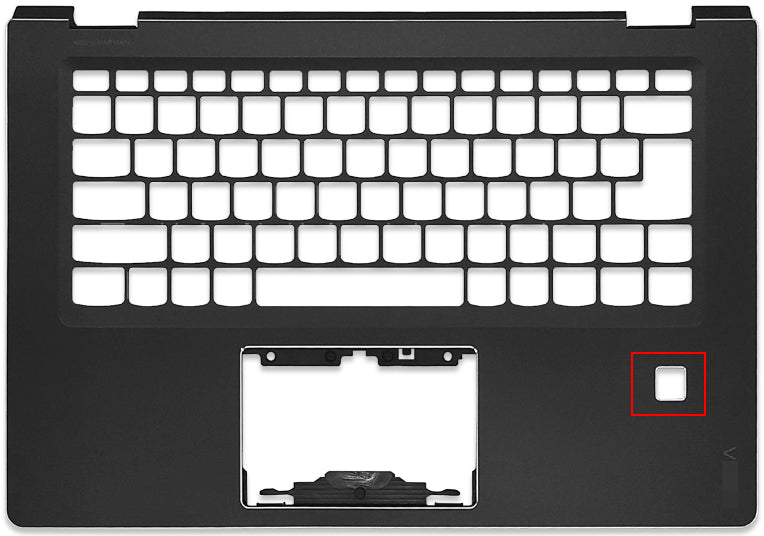 For Lenovo YOGA  510-14  510-14ISK FLEX4-14 Flex 4-1470 Laptop Palmrest Upper Case Cover (Black)（with Fingerprint Hole）