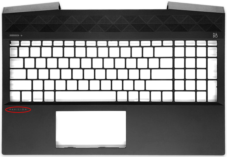 For HP Pavilion 15-CX TPN-C133 Laptop Palmrest Upper Case Cover (Plastic)