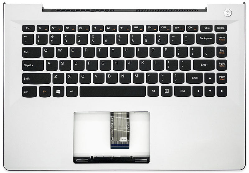 For Lenovo S41-70 S41-75-35 U41-70 300S-14ISK 500S-14ISK Laptop Palmrest Upper Case with Touchpad Keyboard