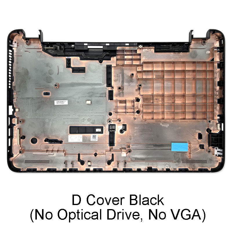 For HP 15-AC 15-AF 15-AY 15Q-AJ 250 255 256 G4 TPN-C125 TPN-C126 Laptop Bottom Base Case (No Optical Drive, No VGA)