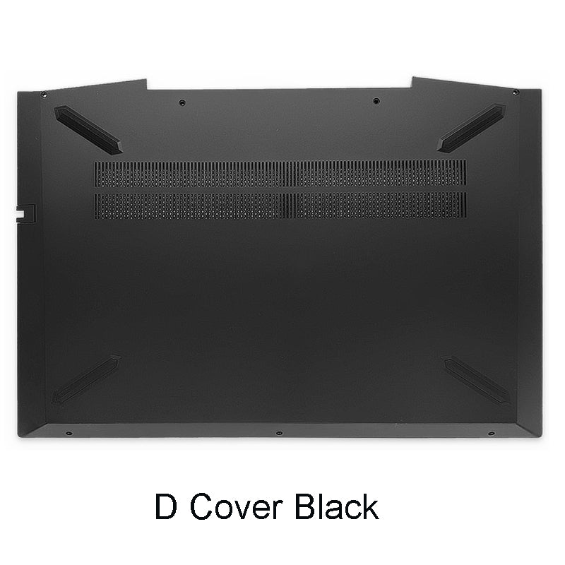 For HP Pavilion 15-CX TPN-C133 Laptop Bottom Base Case（Black Footpad）